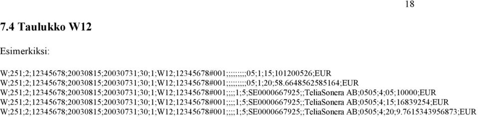6648562585164;EUR W;251;2;12345678;20030815;20030731;30;1;W12;12345678#001;;;;1;5;SE0000667925;;TeliaSonera AB;0505;4;05;10000;EUR