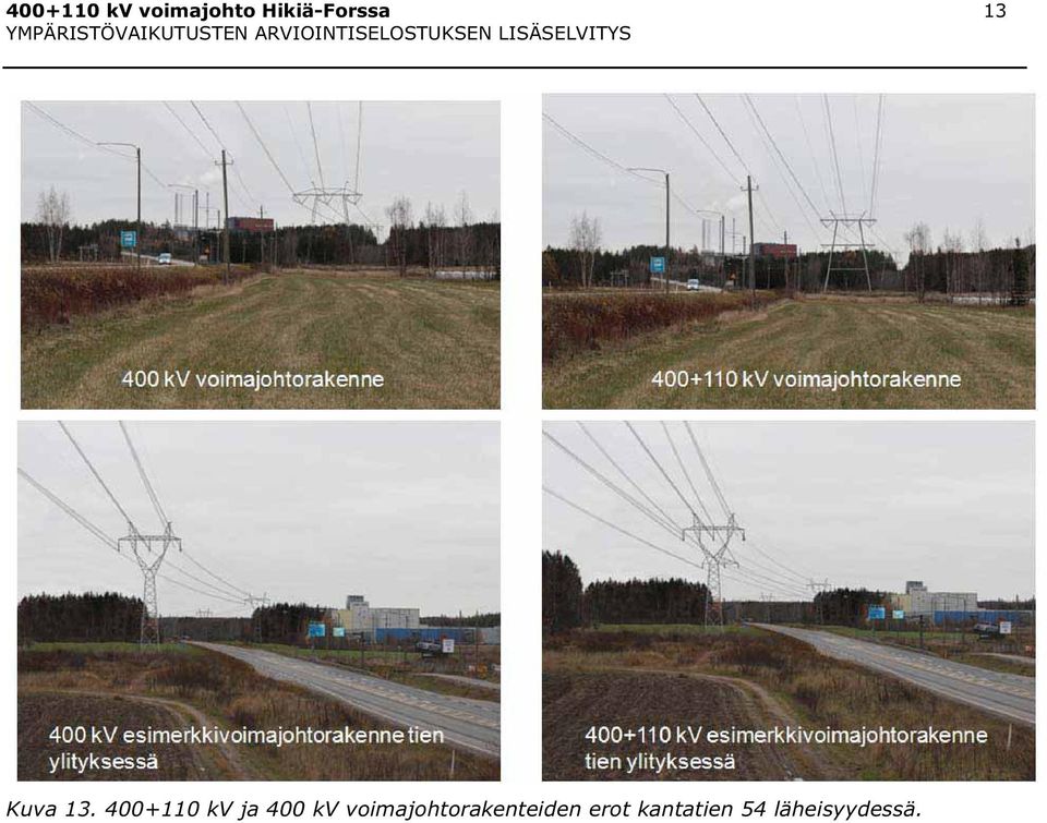 400+110 kv ja 400 kv