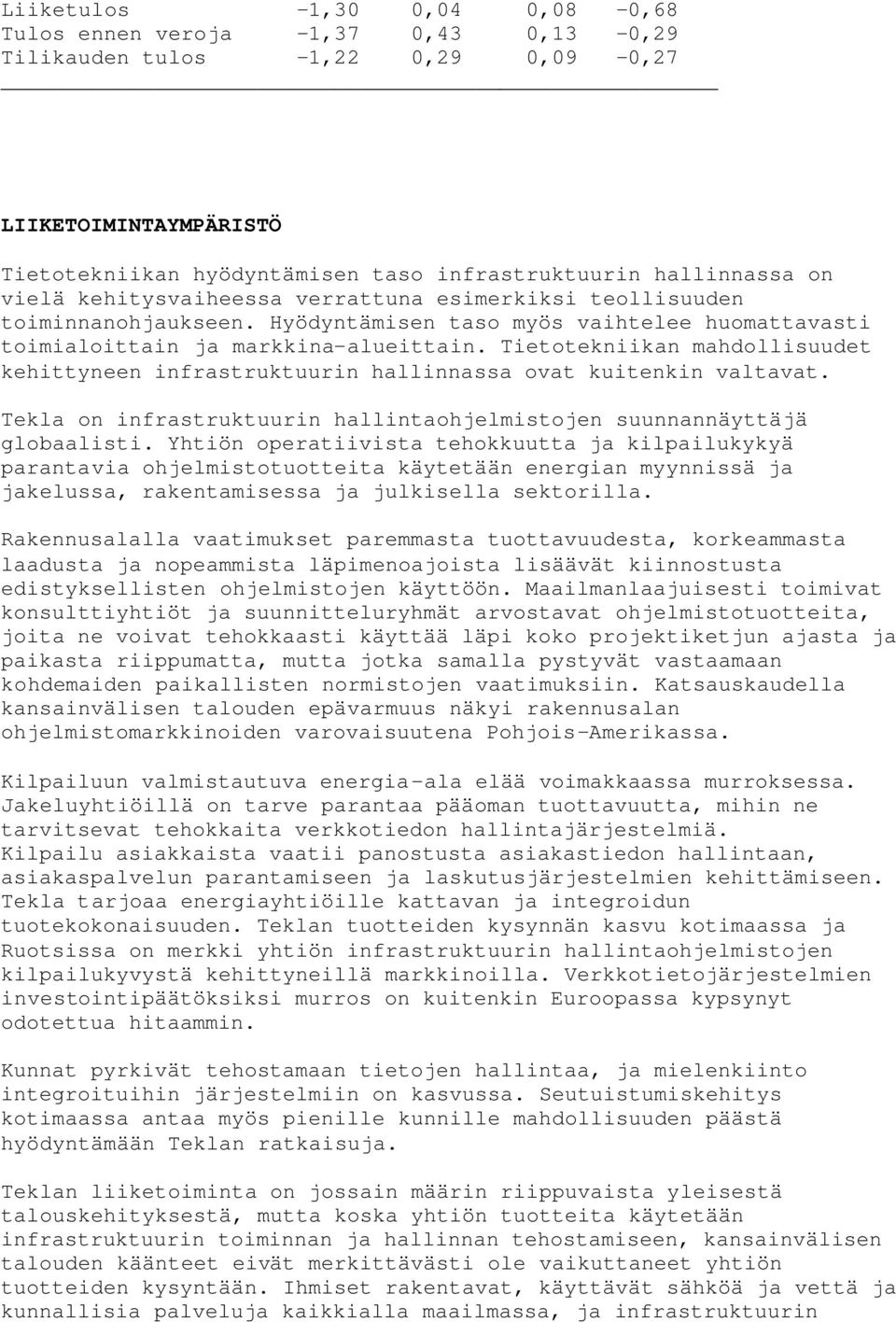 Tietotekniikan mahdollisuudet kehittyneen infrastruktuurin hallinnassa ovat kuitenkin valtavat. Tekla on infrastruktuurin hallintaohjelmistojen suunnannäyttäjä globaalisti.