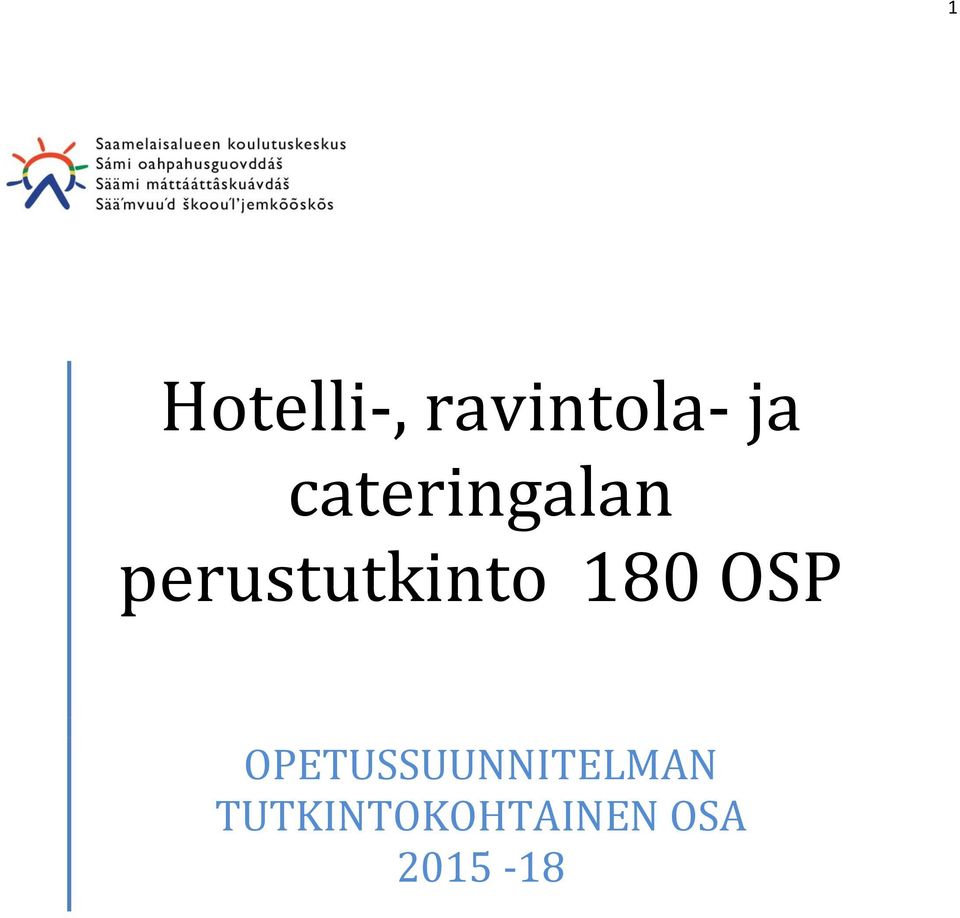 180 OSP OPETUSSUUNNITELMAN