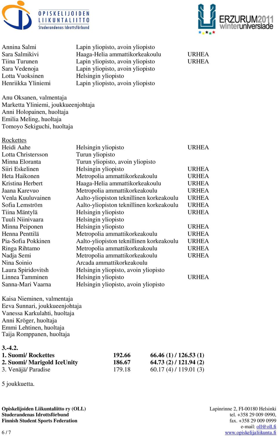 yliopisto, avoin yliopisto Siiri Eskelinen Helsingin yliopisto URHEA Heta Haikonen URHEA Kristina Herbert Haaga-Helia ammattikorkeakoulu URHEA Jaana Karevuo URHEA Venla Kuuluvainen Aalto-yliopiston