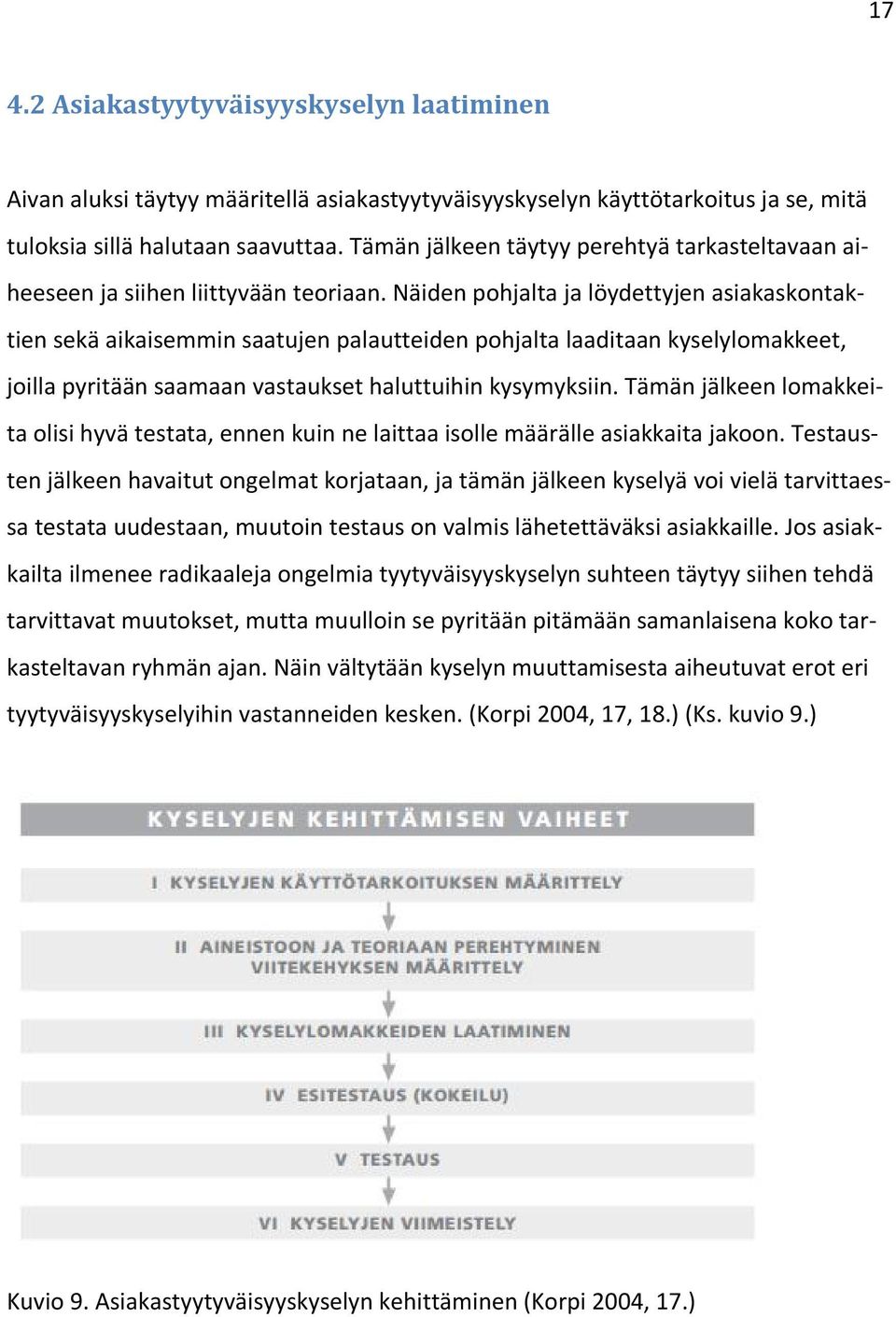 Näiden pohjalta ja löydettyjen asiakaskontaktien sekä aikaisemmin saatujen palautteiden pohjalta laaditaan kyselylomakkeet, joilla pyritään saamaan vastaukset haluttuihin kysymyksiin.