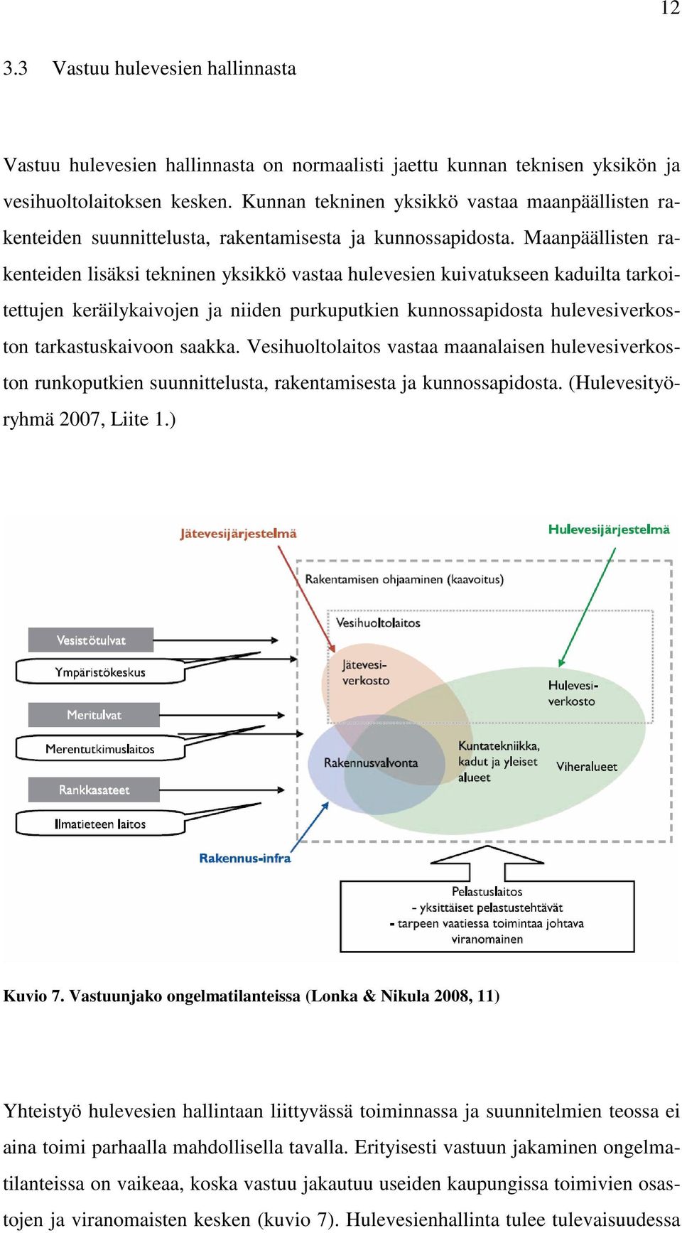 Maanpäällisten rakenteiden lisäksi tekninen yksikkö vastaa hulevesien kuivatukseen kaduilta tarkoitettujen keräilykaivojen ja niiden purkuputkien kunnossapidosta hulevesiverkoston tarkastuskaivoon