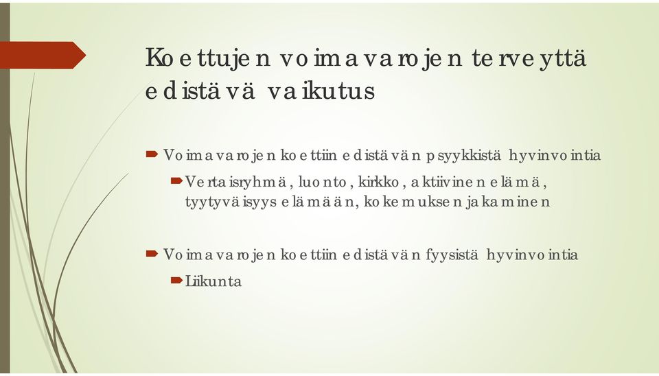 kirkko, aktiivinen elämä, tyytyväisyys elämään, kokemuksen