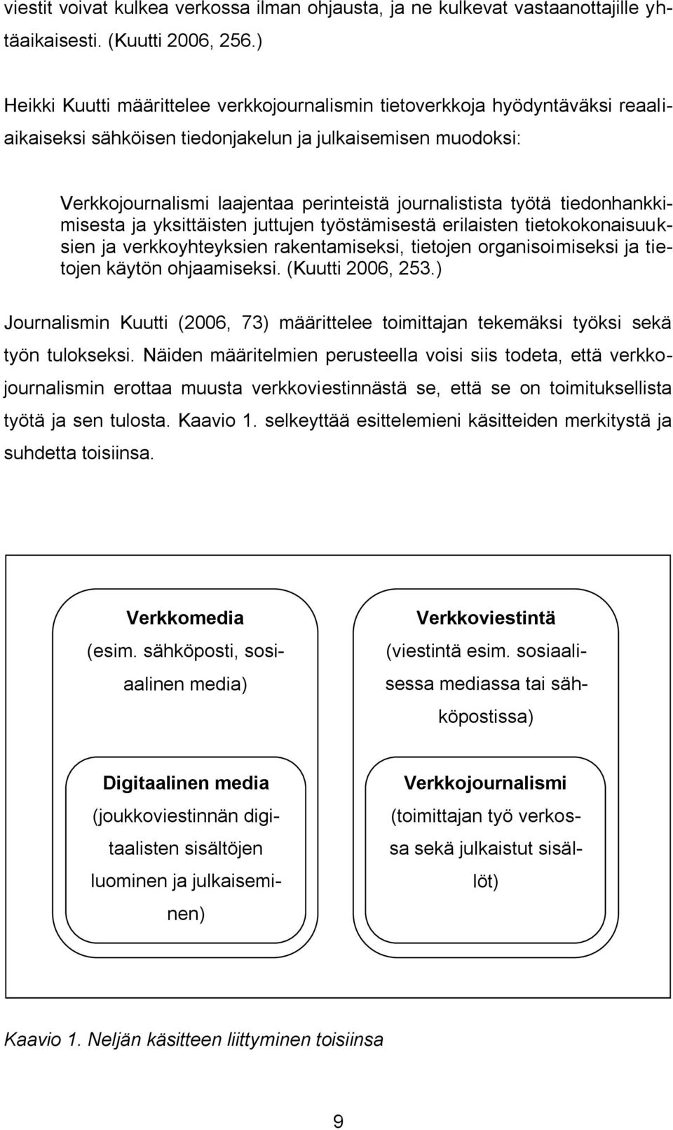 työtä tiedonhankkimisesta ja yksittäisten juttujen työstämisestä erilaisten tietokokonaisuuksien ja verkkoyhteyksien rakentamiseksi, tietojen organisoimiseksi ja tietojen käytön ohjaamiseksi.