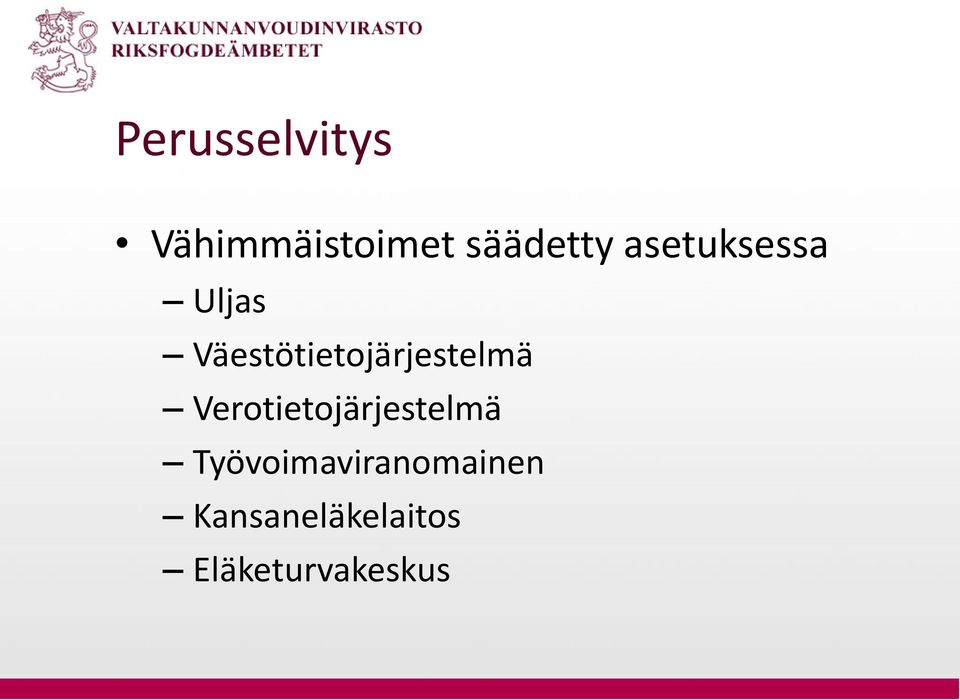 Väestötietojärjestelmä