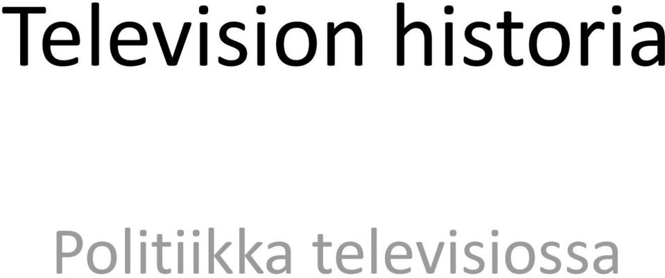 Politiikka