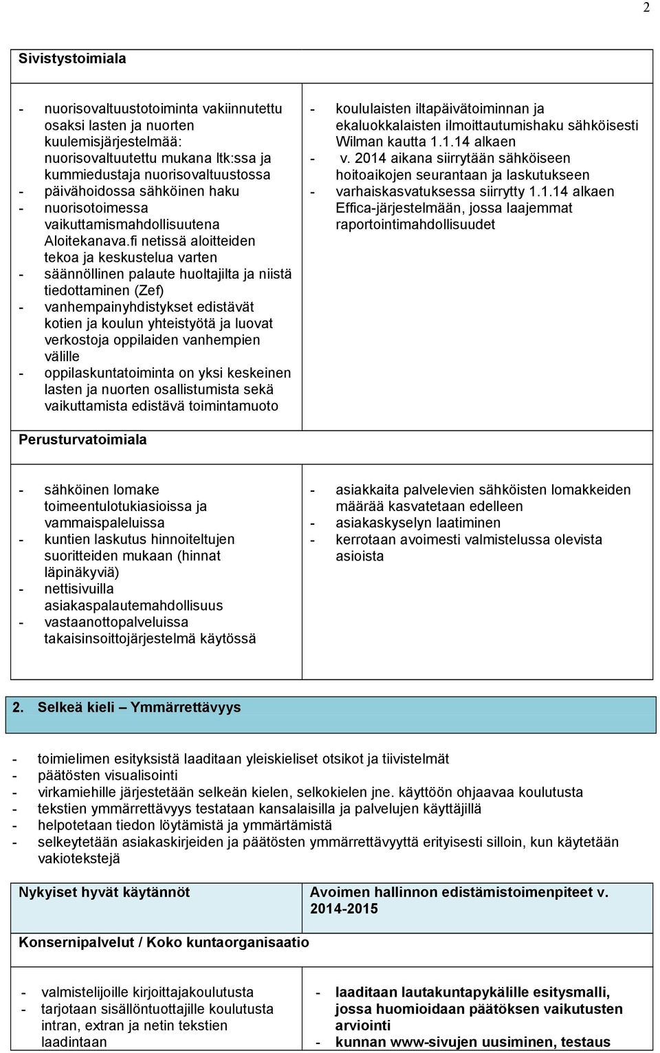 fi netissä aloitteiden tekoa ja keskustelua varten - säännöllinen palaute huoltajilta ja niistä tiedottaminen (Zef) - vanhempainyhdistykset edistävät kotien ja koulun yhteistyötä ja luovat verkostoja