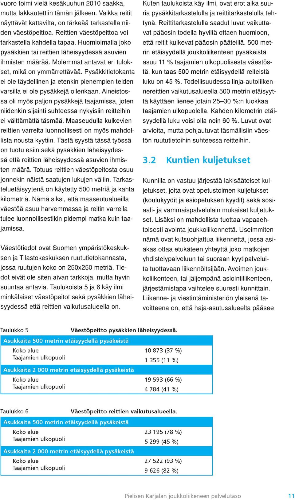 Pysäkkitietokanta ei ole täydellinen ja etenkin pienempien teiden varsilla ei ole pysäkkejä ollenkaan.