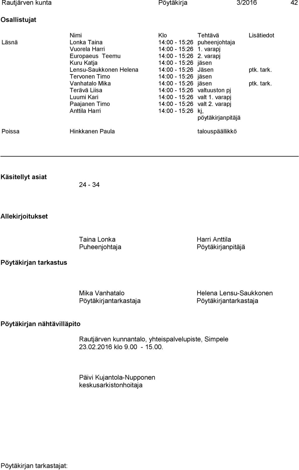 varapj Paajanen Timo 14:00-15:26 valt 2.