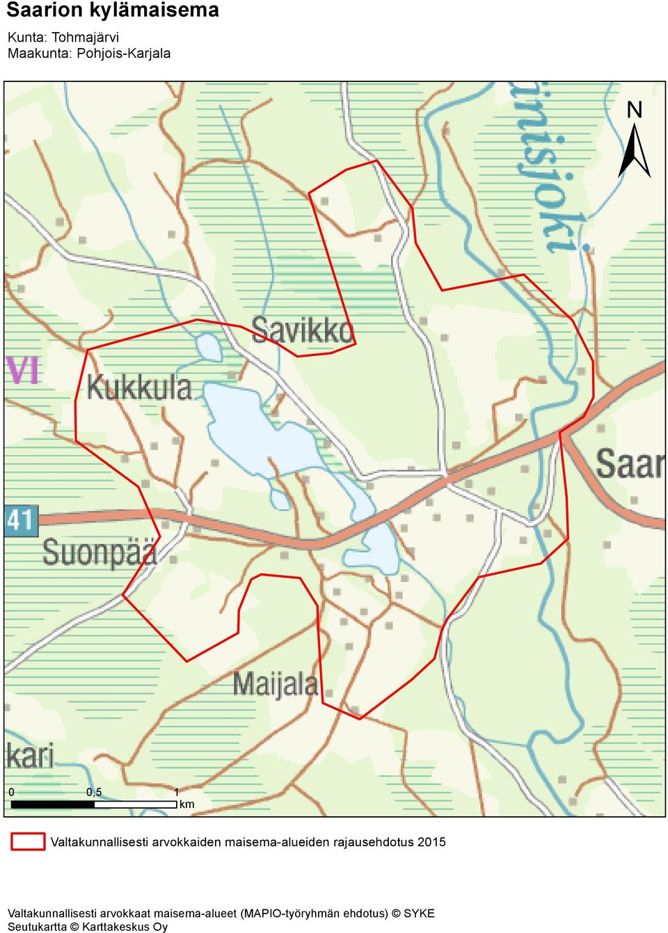 maisema-alueiden rajausehdotus 2015 Valtakunnallisesti