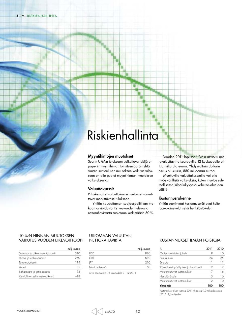 Valuuttakurssit Pitkäkestoiset valuuttakurssimuutokset vaikuttavat merkittävästi tulokseen.