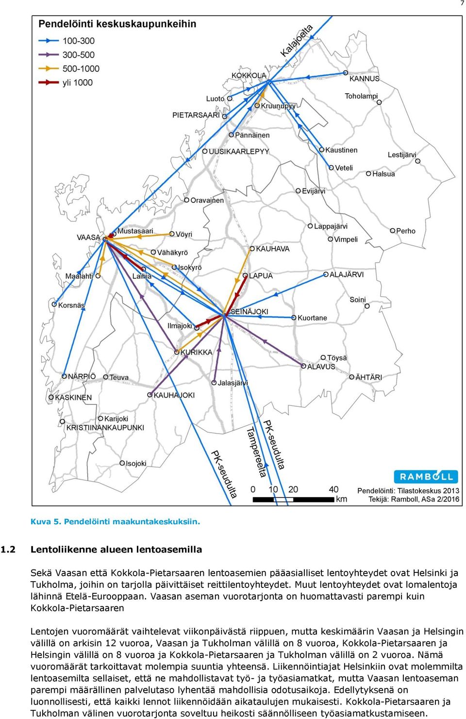 Muut lentoyhteydet ovat lomalentoja lähinnä Etelä-Eurooppaan.