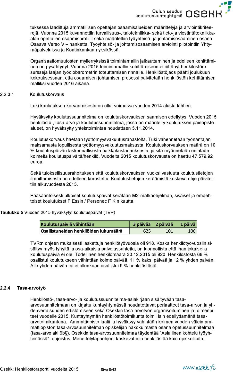 hanketta. Työyhteisö- ja johtamisosaamisen arviointi pilotointiin Yhtymäpalveluissa ja Kontinkankaan yksikössä.