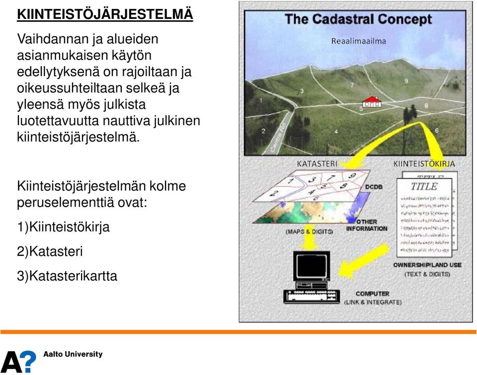 julkista luotettavuutta nauttiva julkinen kiinteistöjärjestelmä.