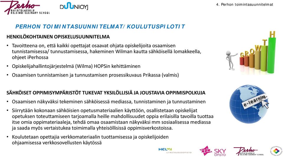 prosessikuvaus Prikassa (valmis) SÄHKÖISET OPPIMISYMPÄRISTÖT TUKEVAT YKSILÖLLISIÄ JA JOUSTAVIA OPPIMISPOLKUJA Osaamisen näkyväksi tekeminen sähköisessä mediassa, tunnistaminen ja tunnustaminen