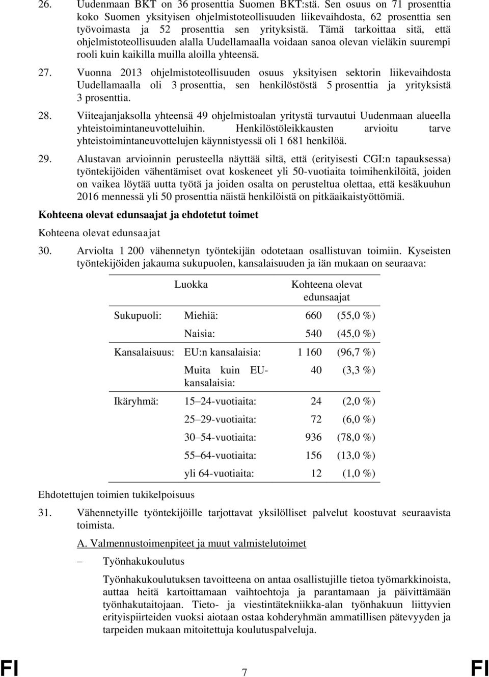 Tämä tarkoittaa sitä, että ohjelmistoteollisuuden alalla Uudellamaalla voidaan sanoa olevan vieläkin suurempi rooli kuin kaikilla muilla aloilla yhteensä. 27.