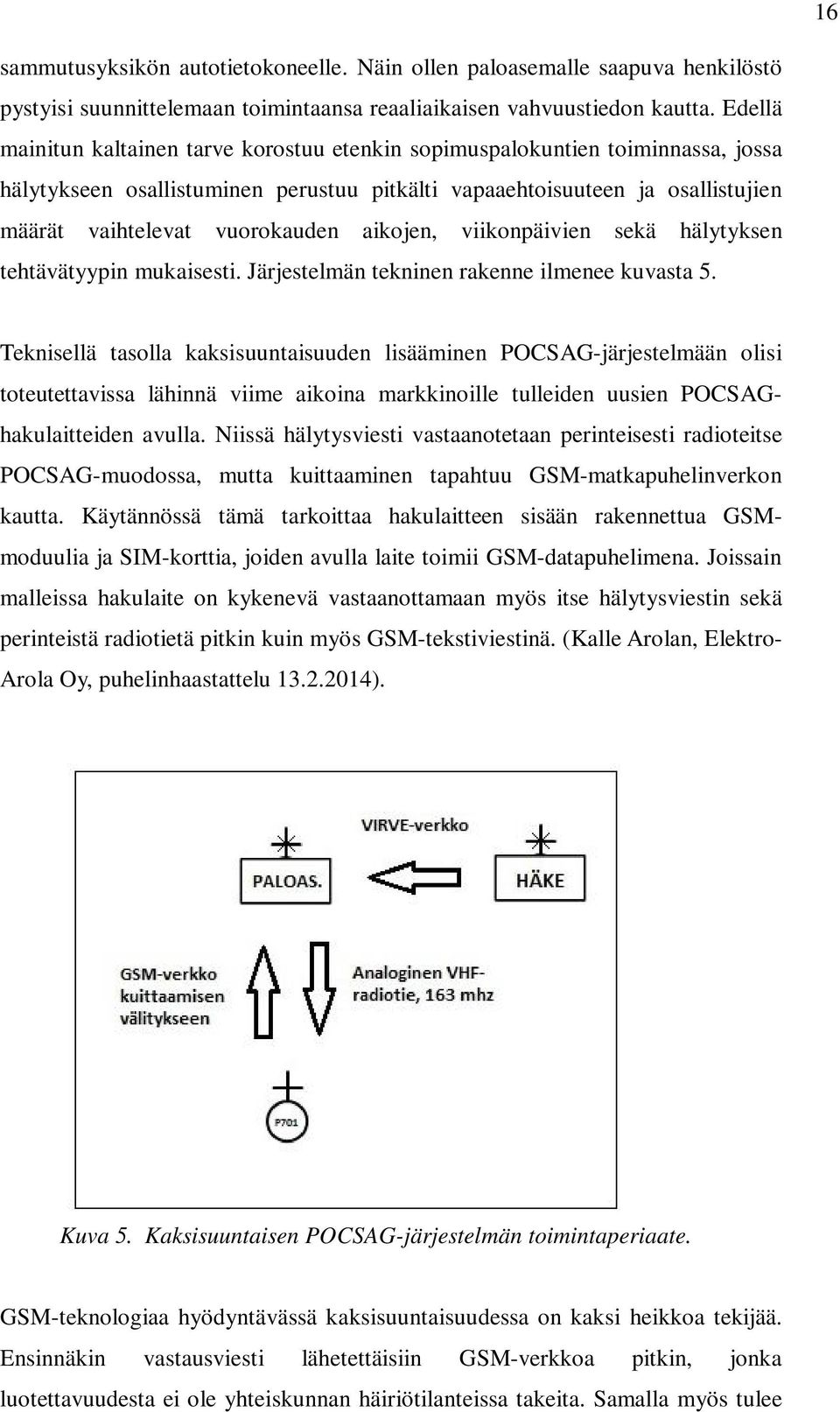 aikojen, viikonpäivien sekä hälytyksen tehtävätyypin mukaisesti. Järjestelmän tekninen rakenne ilmenee kuvasta 5.