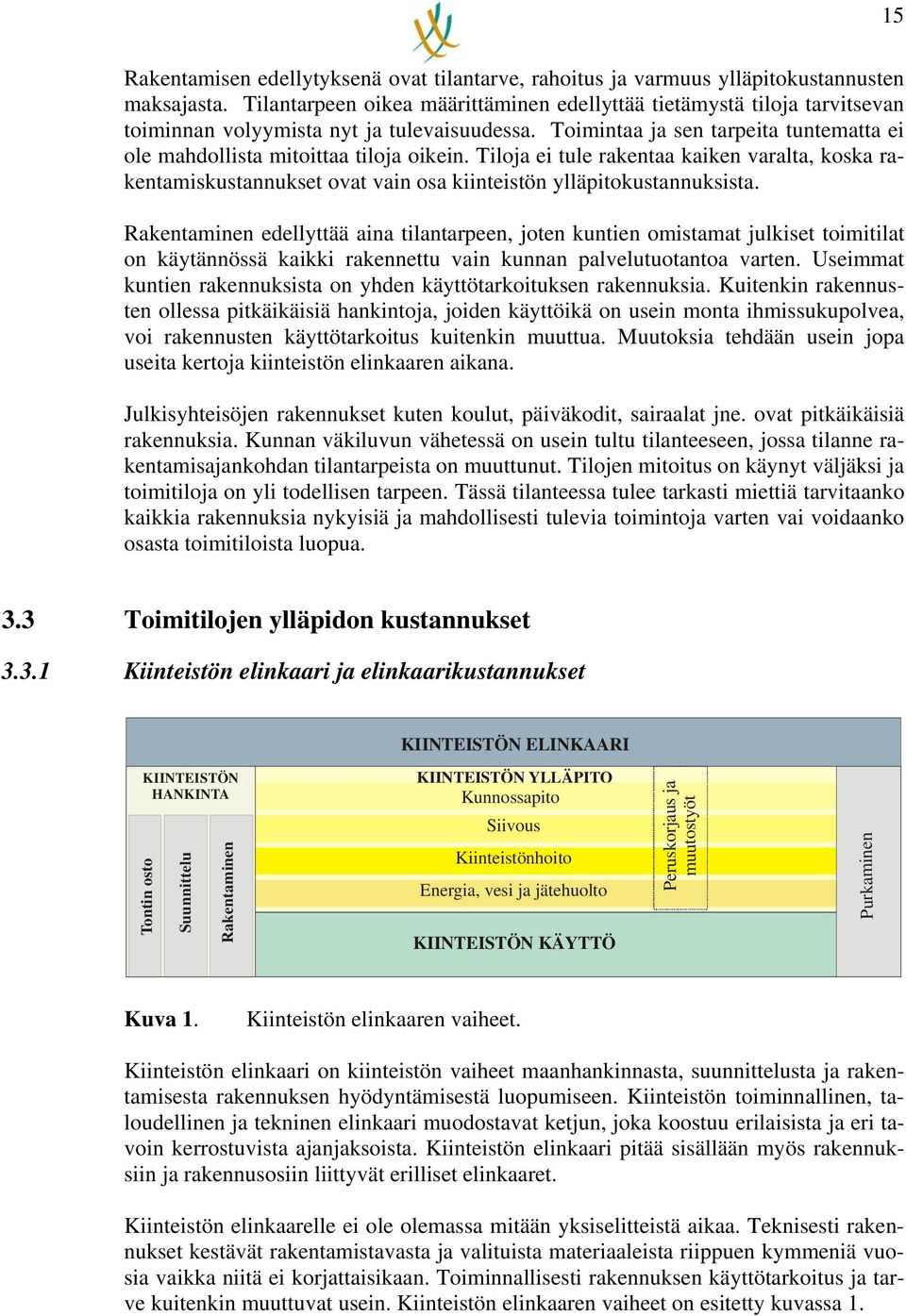 Tiloja ei tule rakentaa kaiken varalta, koska rakentamiskustannukset ovat vain osa kiinteistön ylläpitokustannuksista.