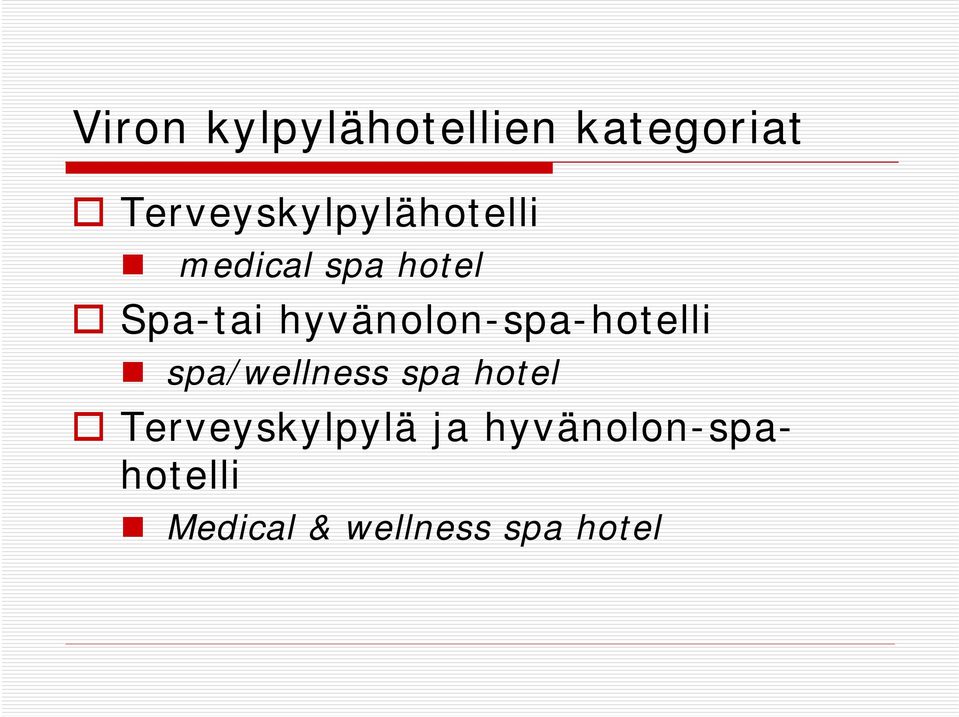 hyvänolon-spa-hotelli spa/wellness spa hotel