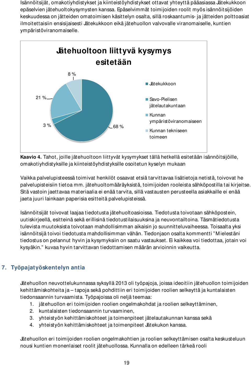 eikä jätehuollon valvovalle viranomaiselle, kuntien ympäristöviranomaiselle.