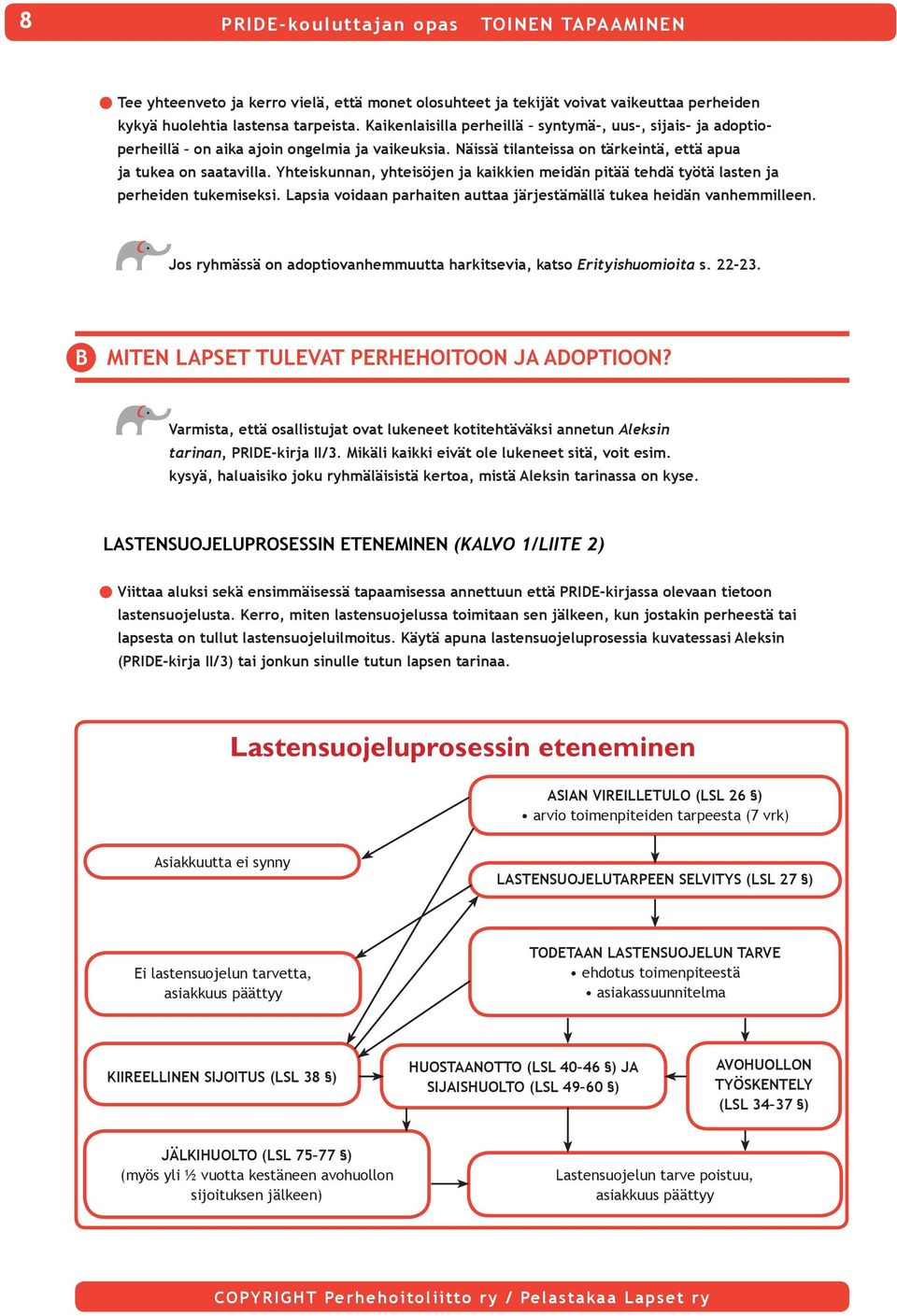 Yhteiskunnan, yhteisöjen ja kaikkien meidän pitää tehdä työtä lasten ja perheiden tukemiseksi. Lapsia voidaan parhaiten auttaa järjestämällä tukea heidän vanhemmilleen.