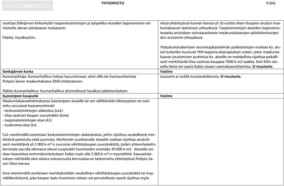 Päätös Kunnanhallitus: Kunnanhallitus yksimielisesti hyväksyi päätösesityksen.