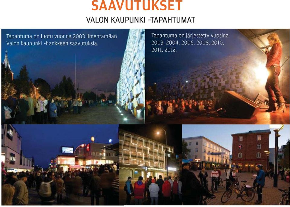 saavutuksia.