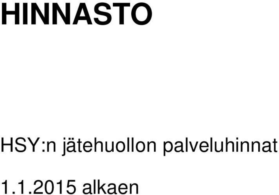 jätehuollon