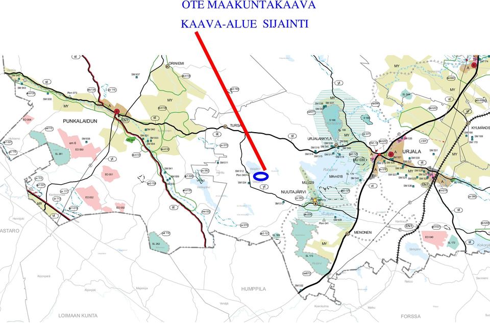 Tel kunsuo Leppijärvet Leppisuo pv 082 VR 042 Vehkajärvi mer 022 ge2-160 TURSA pv 075 SM 511 Valajärvi SM 512 Harittu Pbm 040 SM 534 Valajärvi Ahvenuslammi EN1 05 Pohjaenjärvi TP SM 174 A Tarpianjoki