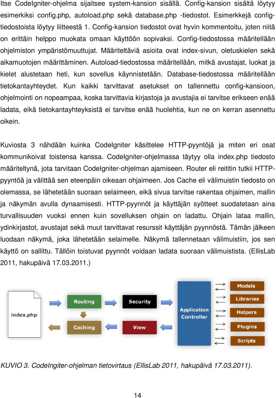 Config-tiedostossa määritellään ohjelmiston ympäristömuuttujat. Määriteltäviä asioita ovat index-sivun, oletuskielen sekä aikamuotojen määrittäminen.