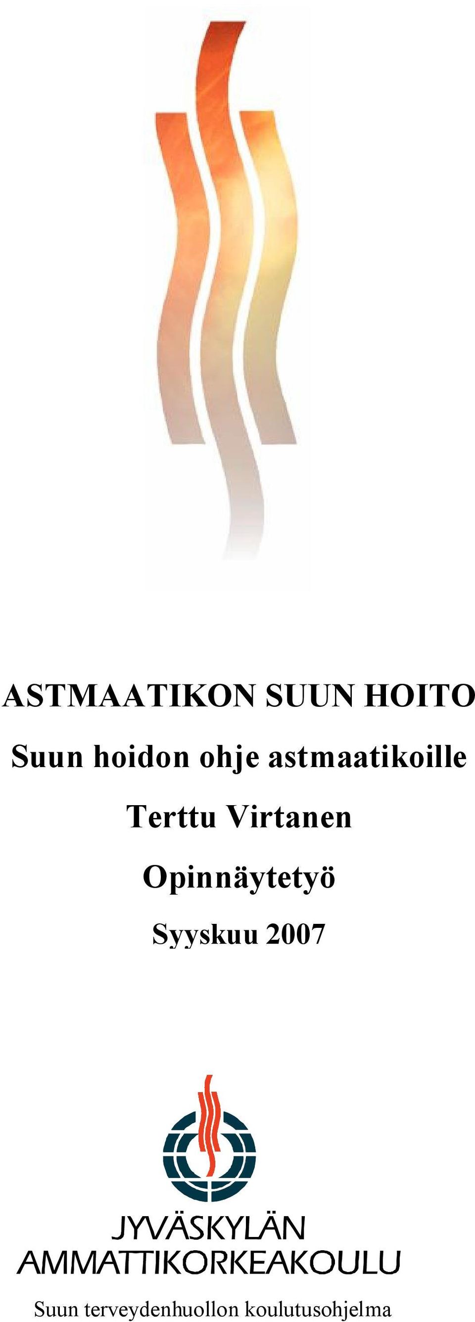 Virtanen Opinnäytetyö Syyskuu