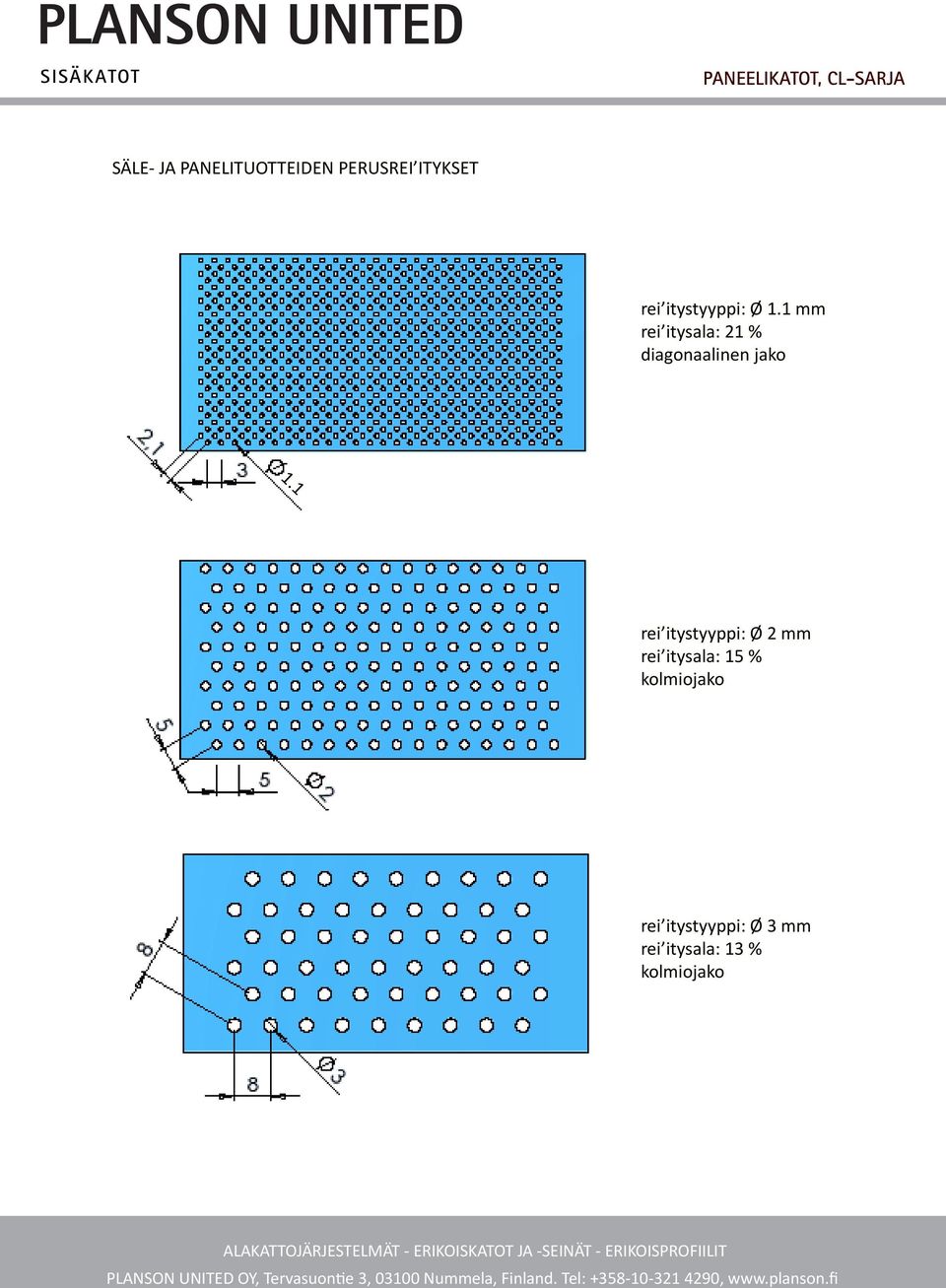 1 mm rei itysala: 21 % diagonaalinen jako 1.