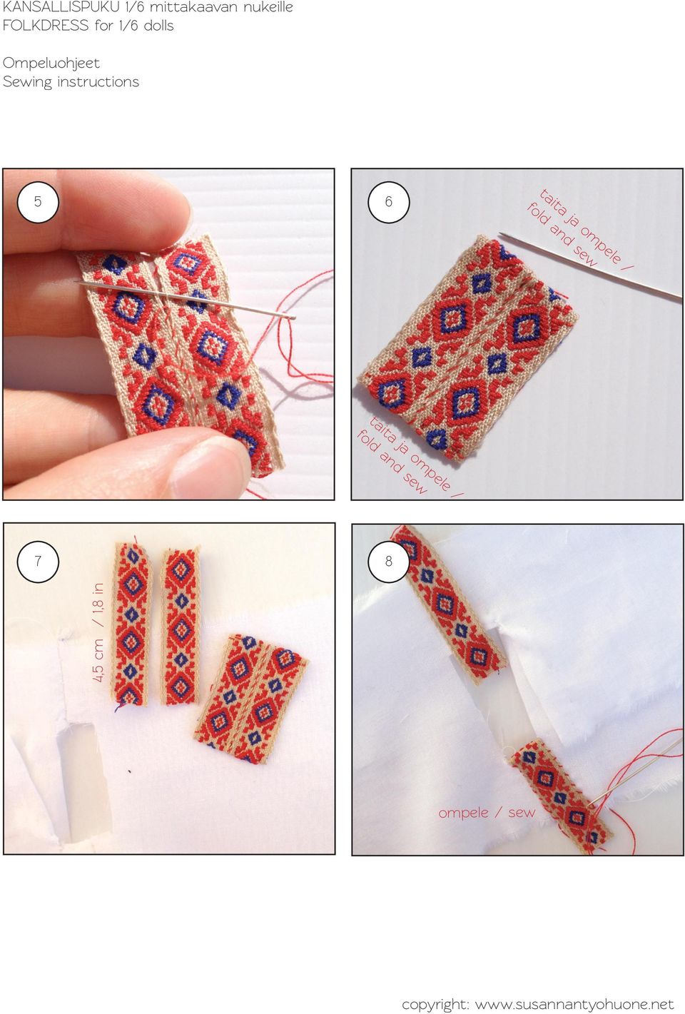 ompele / fold and sew 7