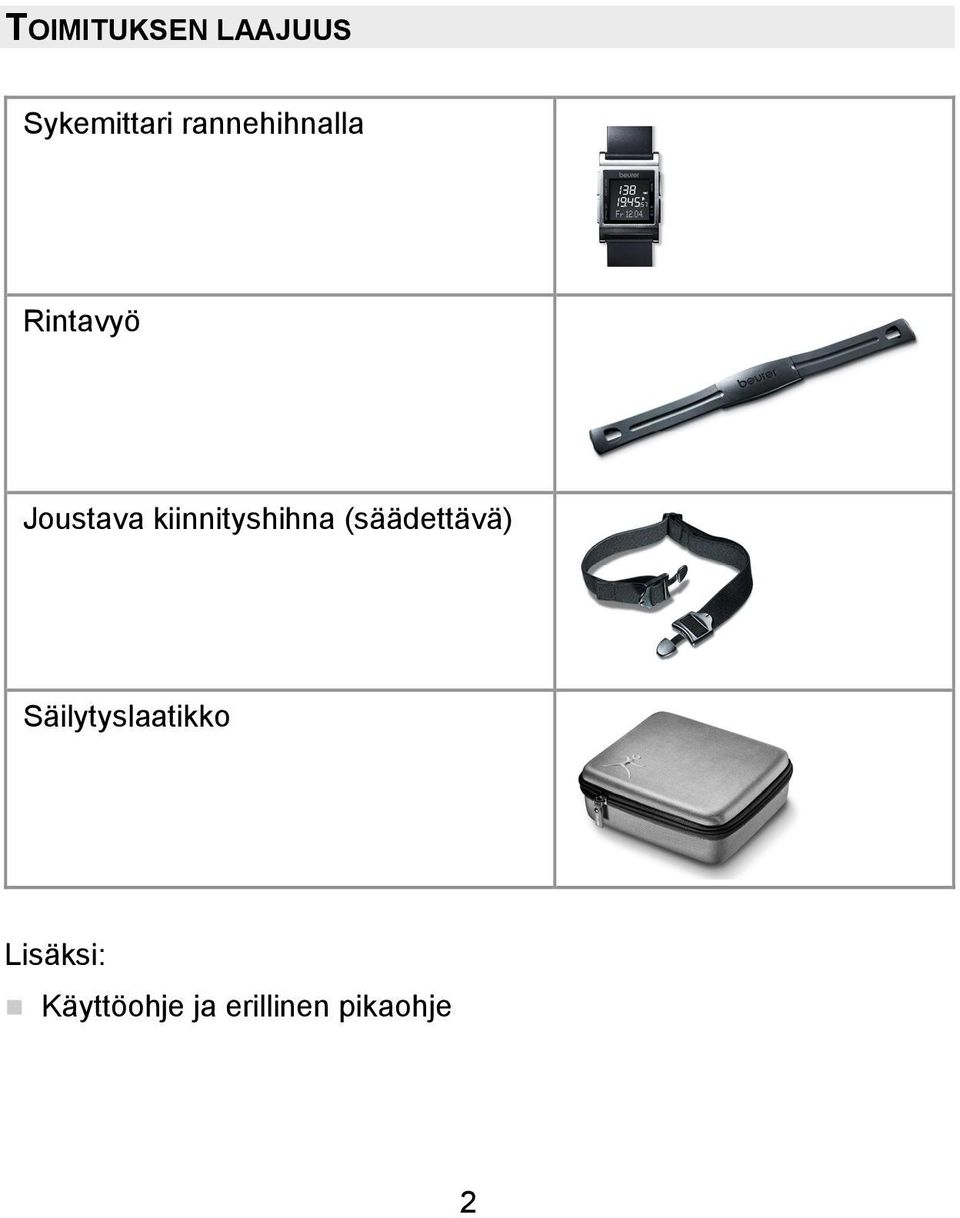 kiinnityshihna (säädettävä)