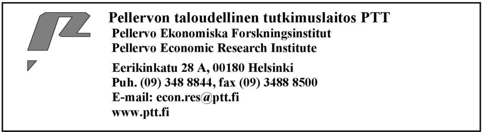 Institute Eerikinkatu 28 A, 00180 Helsinki Puh.