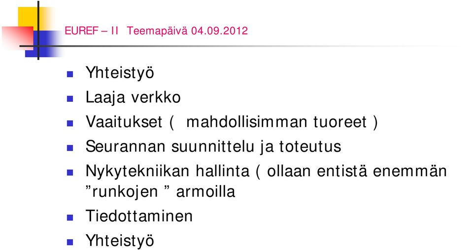suunnittelu ja toteutus Nykytekniikan