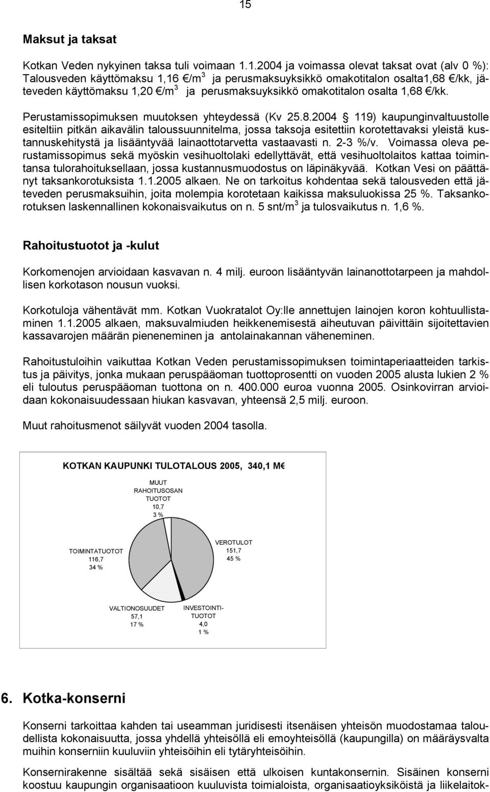 /kk. Perustamissopimuksen muutoksen yhteydessä (Kv 25.8.