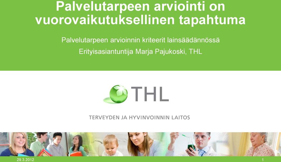 Palvelutarpeen arvioinnin kriteerit