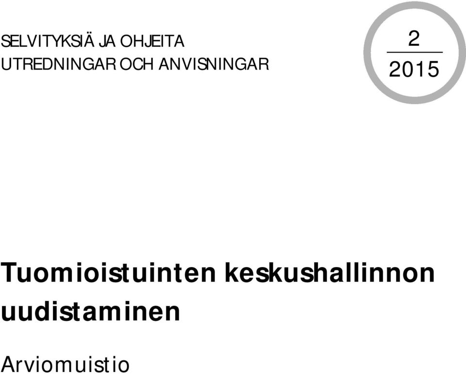 2 2015 Tuomioistuinten