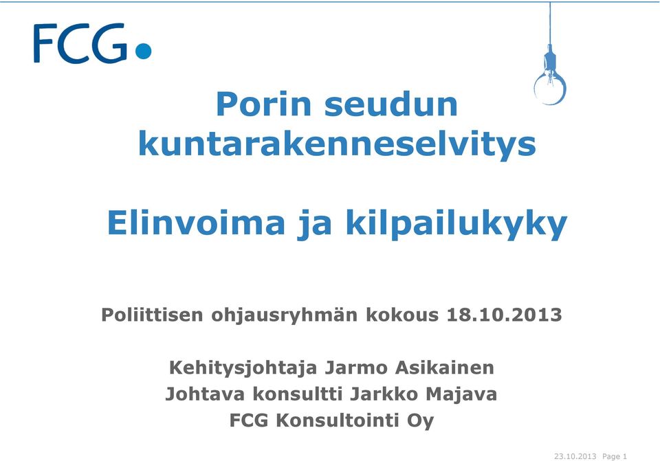 2013 Kehitysjohtaja Jarmo Asikainen Johtava