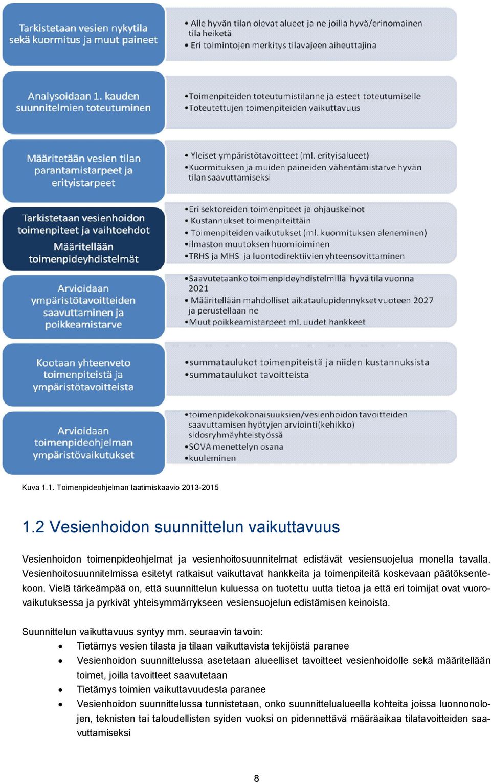 Vielä tärkeämpää on, että suunnittelun kuluessa on tuotettu uutta tietoa ja että eri toimijat ovat vuorovaikutuksessa ja pyrkivät yhteisymmärrykseen vesiensuojelun edistämisen keinoista.