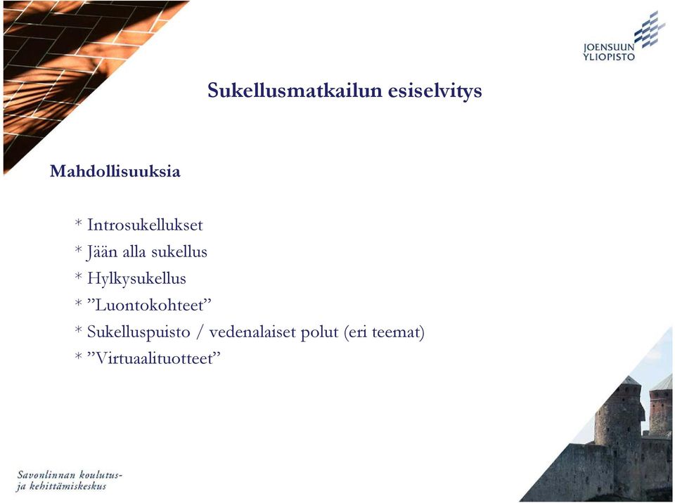 Hylkysukellus * Luontokohteet * Sukelluspuisto