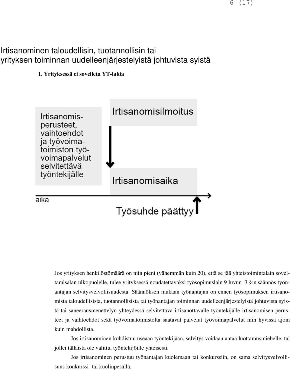 työsopimuslain 9 luvun 3 :n säännös työnantajan selvitysvelvollisuudesta.