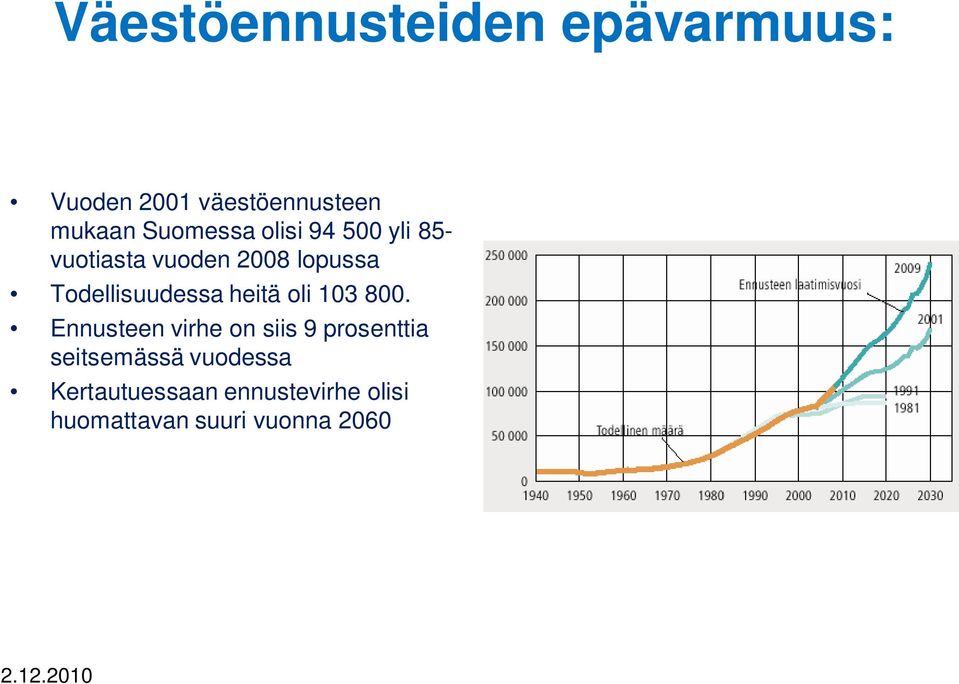 Todellisuudessa heitä oli 103 800.