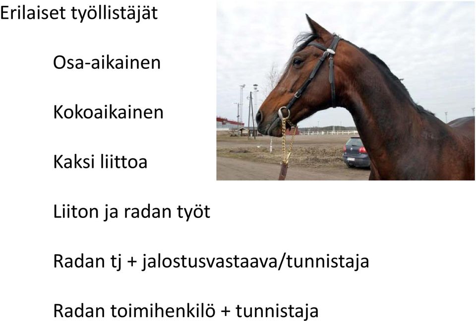 liittoa Liiton ja radan työt Radantj +