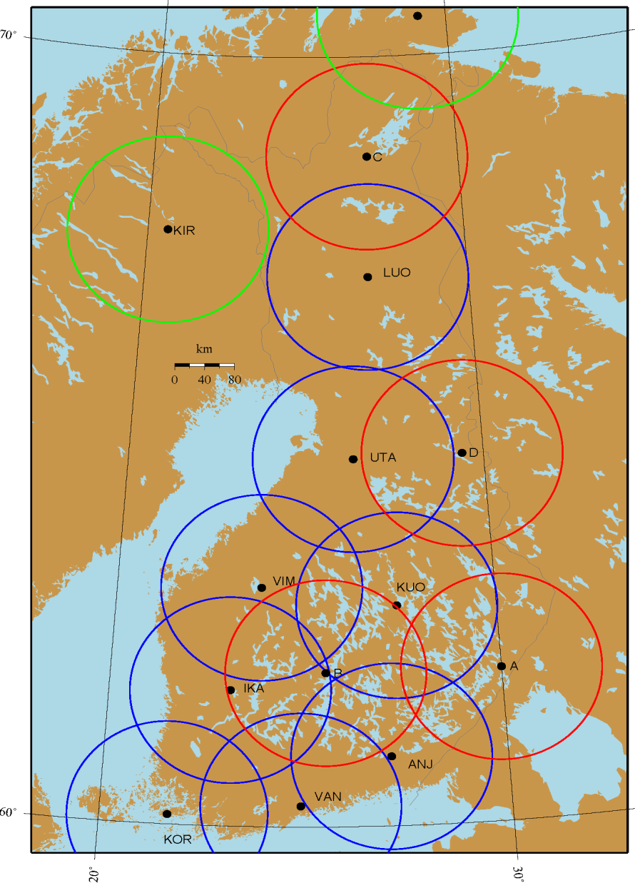 HAVAINTOJÄRJESTELMÄ Operatiivinen käyttö 400+ Pintasää 200 Mastot, lentosää 3 Luotaus 3 Säätutkat 8