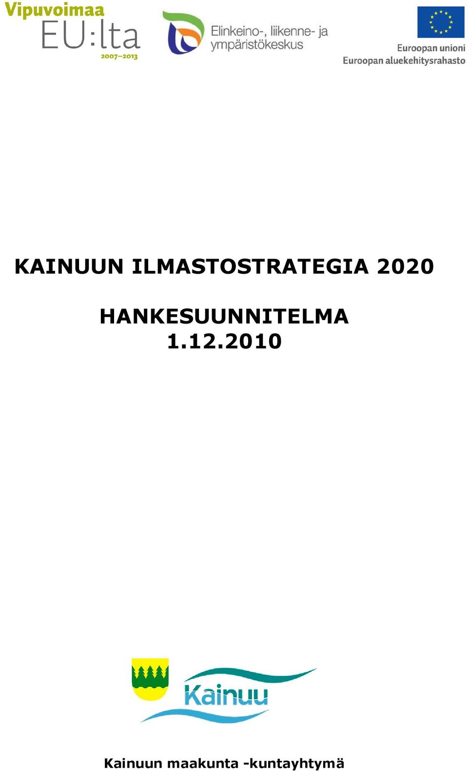 HANKESUUNNITELMA 1.12.