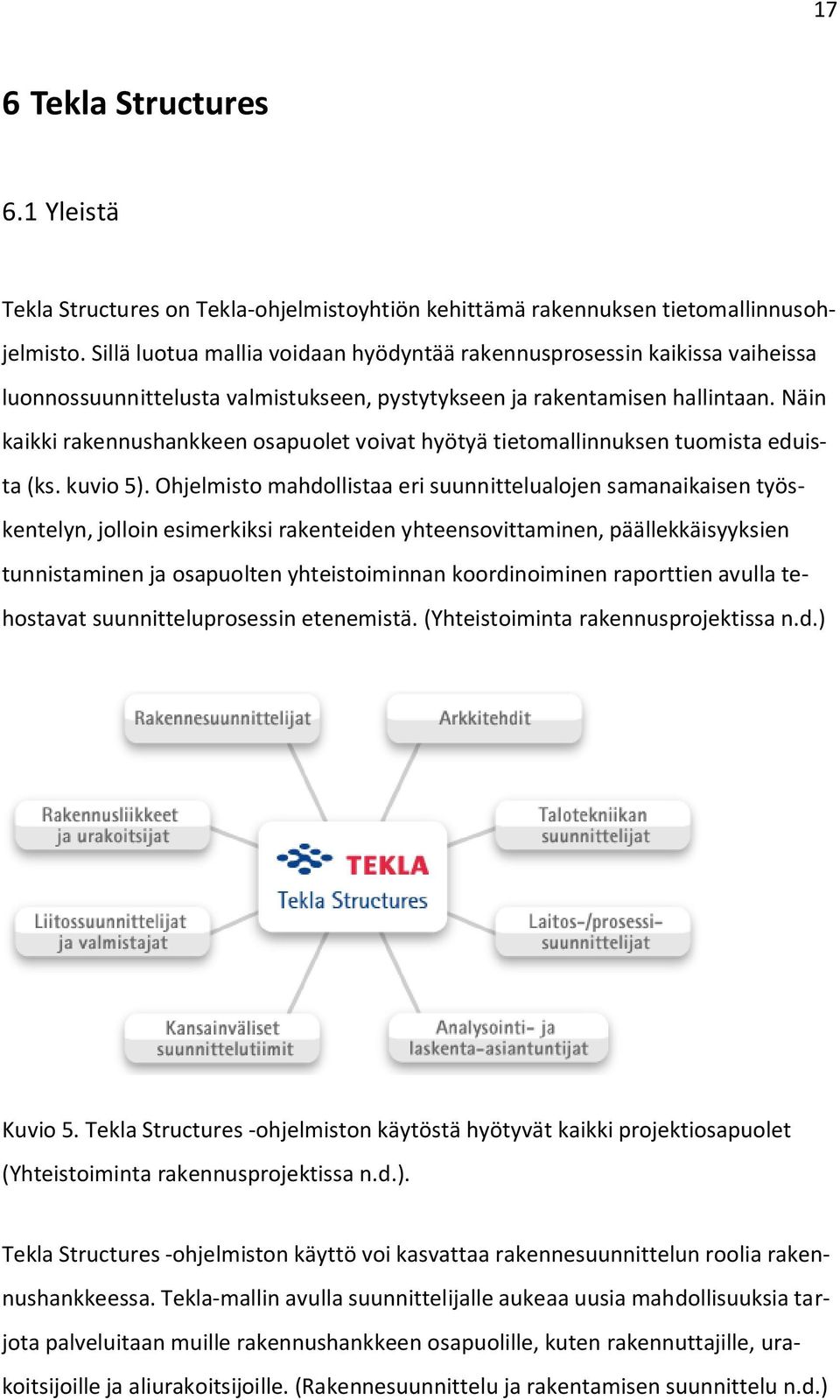 Näin kaikki rakennushankkeen osapuolet voivat hyötyä tietomallinnuksen tuomista eduista (ks. kuvio 5).