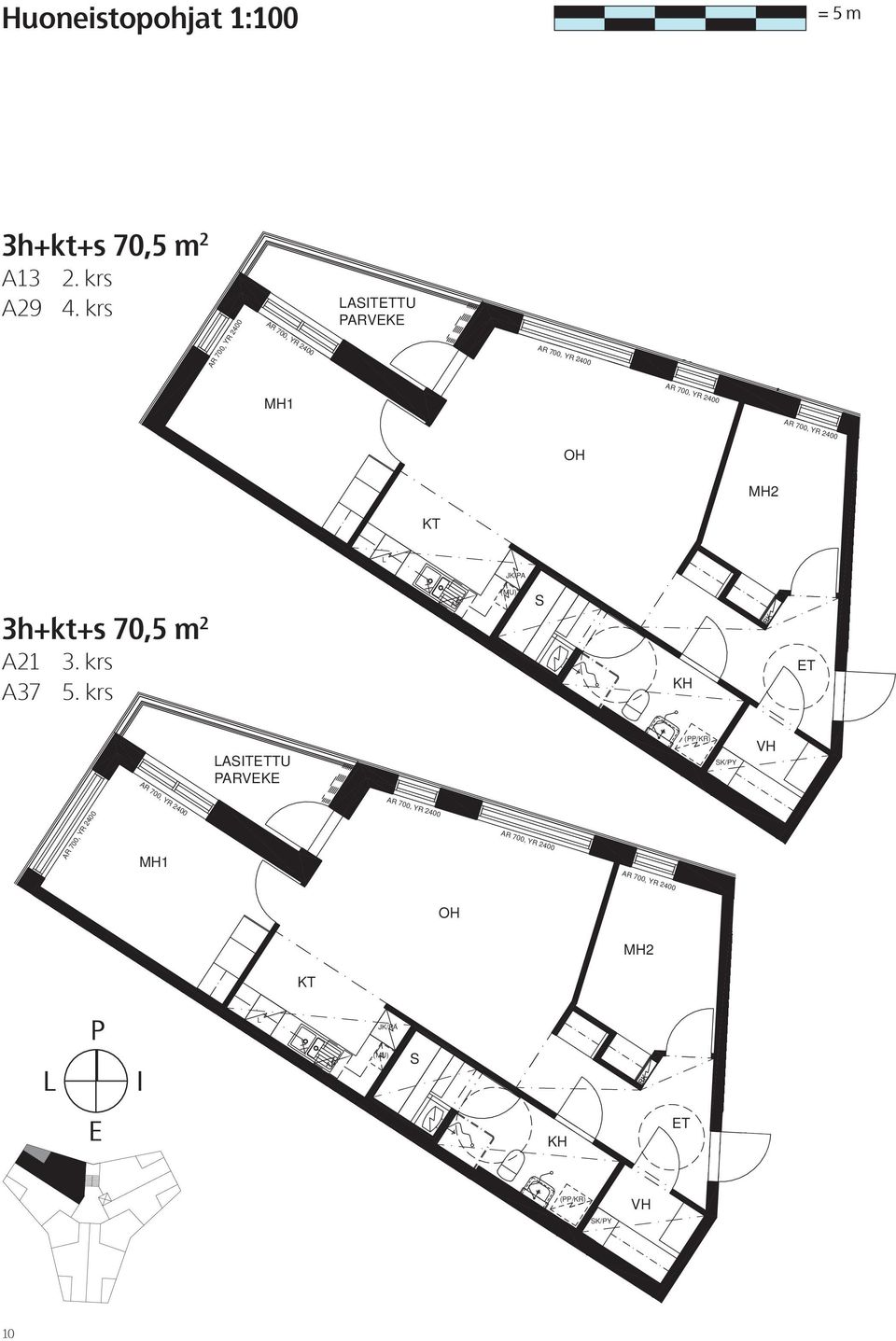 krs AITTU PARVEKE 1 400 2 2 R 2400 3h+kt+s 70,5 m 2